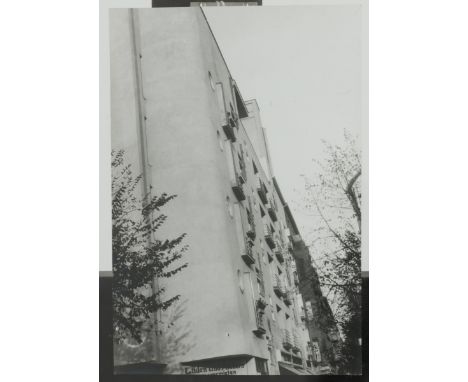 A vintage print, stamped "Copyright by Germaine Krull, Paris" en "Mention Obligatoire", and inscribed 'F296583' (in pencil) D