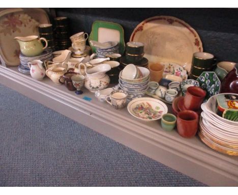 Mixed mid 20th century bone china creamers, late 20th century oriental bowls, Spode blue and white side plates and mixed cera