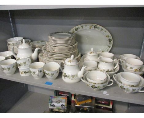 A Royal Doulton Larchmont part tea and dinner service 