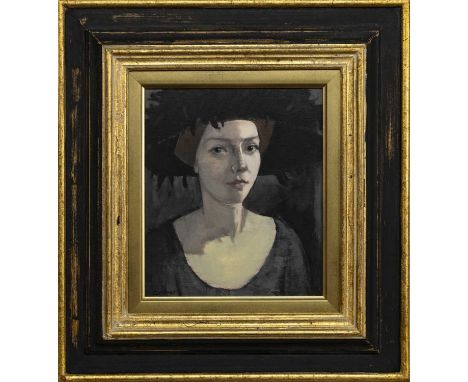 * ALEXANDRA (SANDIE) GARDNER (SCOTTISH b. 1945),RUBYoil on board, titled versoimage size 27cm x 23cm, overall size 50cm x 46c