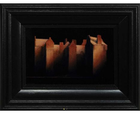 * MICHAEL DURNING PPAI PAI RSW (SCOTTISH b. 1970),KELLIE CASTLEacrylic on board, signed, titled image size 21cm x 31cm, overa
