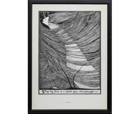 * HANNAH FRANK (SCOTTISH 1908 - 2008),WRAP THY FORM IN A MANTLE GREY (1941)lithograph on paper, signed in pencil, titled and 