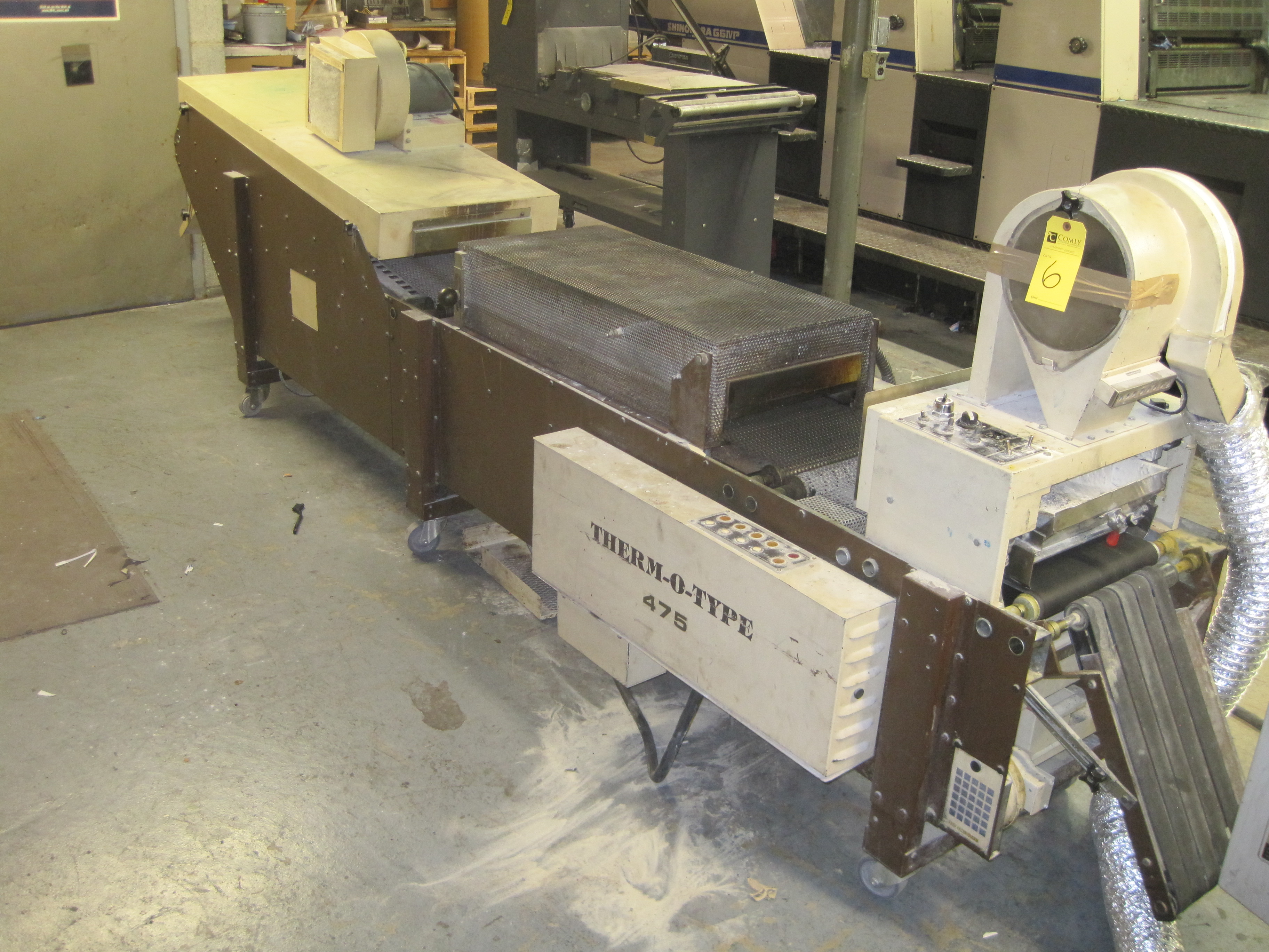 Therm-O-Type Thermography Machine, m/n 475M, s/n 8618 w/Manuals