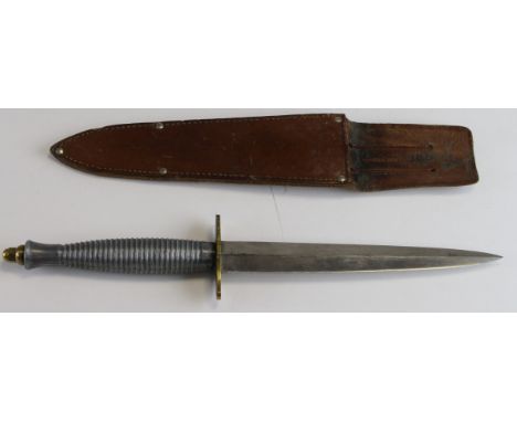 Commando dagger WW2 3rd Pattern blade named Howell  & Son Sheffield complete with scabbard  