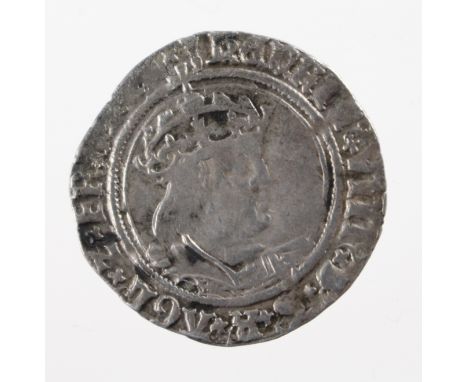 Henry VII silver groat, Second Coinage 1526-1544, mm. Arrow, Laker Bust D, Spink 2337E, well centred, GF
