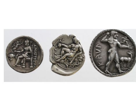 Three British Museum copies of Ancient Greek pieces by the then Keeper Robert Ready, the first two of those listed having an 