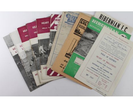 Heart of Midlothian selection 1958/1963 home 1958/59 vs Third Lanark 61/62 v Celtic 62/63 (5) 63/64 (3) Plus aways at Rangers