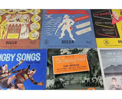 Approximately eighty long playing records including The Sandpipers, Gilbert and Sullivan and Supersonic 