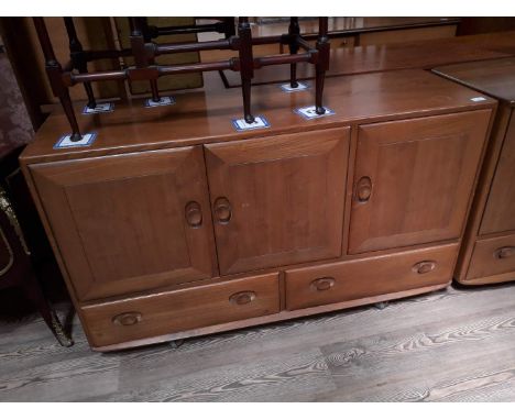 An Ercol blonde elm sideboard.  