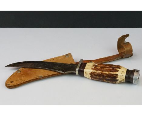Jowika Republic of Ireland field hunting knife and scabbard 