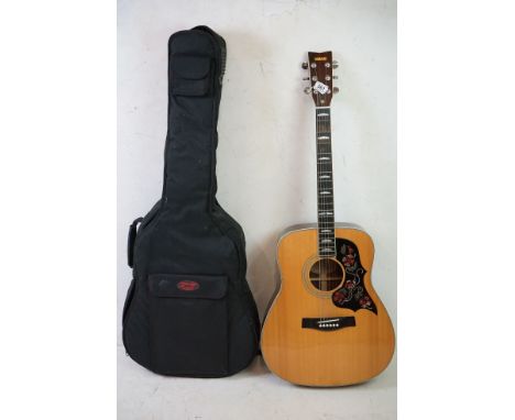 Guitar - Yamaha FG-350W acoustic guitar with a Stagg soft case. 