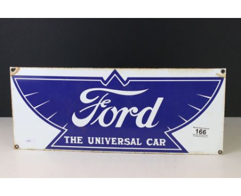 Advertising Ford "The Universal Car" enamel sign. 