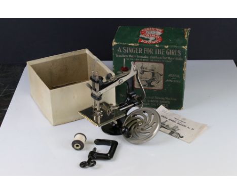 Small Boxed Singer Sewing Machine no. 20 with instruction leaflet 
