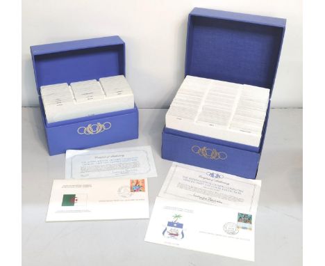 Olympic Fist Day covers, a boxed commemorative set of the International Olympic Committee Official First Day Covers collectio