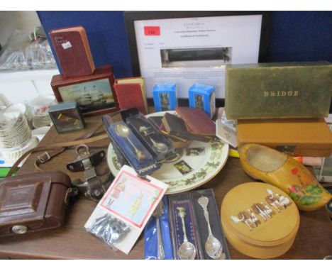 Collectables to include a Concorde Olympus 593 engine assorted H P Compressor blade stator and Rotor mounted in a box frame t