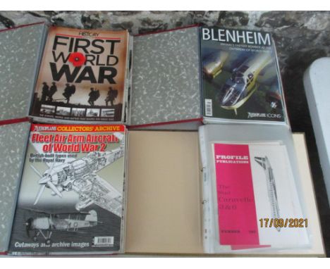 A folder containing various Profile Publications on aircraft, and the First Word WarLocation: 1:2 