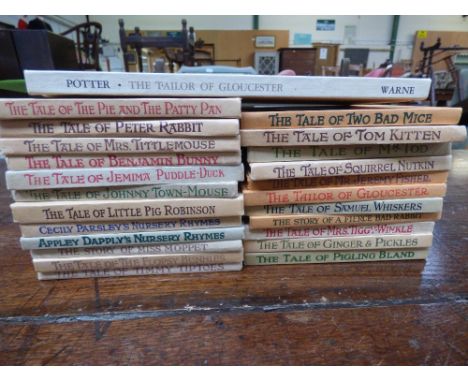 23 Warne & Co. Beatrix Potter books & 'The Tailor of Gloucester' from the original manuscript - some early editions (24) PLEA