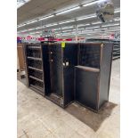 4-sided merchandiser, on casters