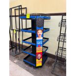 wire rack, on casters, new