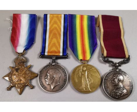 WWI Medal Group awarded to Private W.H. Worley, 2nd Dragoon Guards. *1914 Star &amp; with Mons Clasp (5902 PTE W.H. WORLEY 2/