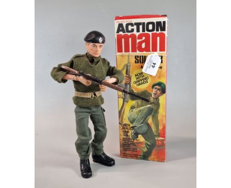 Palitoy - Action Man - Boxed vintage Action Man Soldier. Catalogue number #34052 with blonde flock hair. (B.P. 21% + VAT) Han