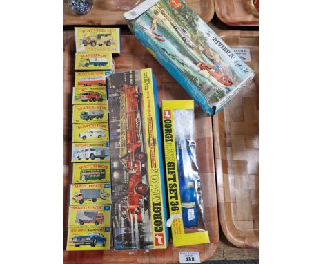 Collection of Matchbox Superfast and Matchbox Series diecast model vehicles in original boxes (11), together with Corgi Toys 