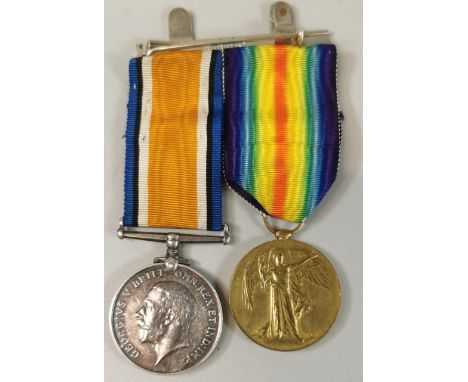 WWI British medal pair awarded to Driver G. Thompson, Royal Engineers. *British War Medal 1914-20 (162886 DVR.G.THOMPSON. R.E