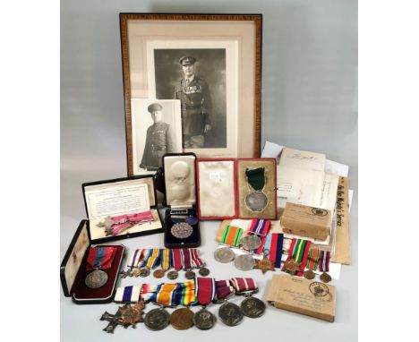 A superb WWI and WWII Family Medal Group awarded to Sergeant Major Arthur Ernest Gray (Coldstream Guards), his son Lieutenant