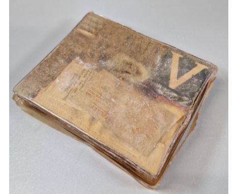 WWII British RAF Aircrew Survival / Escape kit, sealed (unopened) in original acetate / plastic pouch. Contents of kit (as se