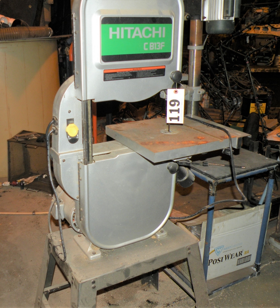 Hitachi 12" Vertical Bandsaw, Mdl CB13F, 110V (S Fulton, TN) (Loading 25)