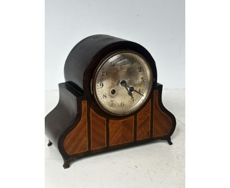 Inlaid mantle clock presented 1927 
