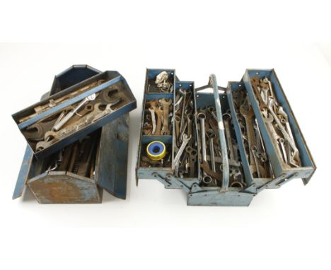 A cantilever tool box and another with some tools G