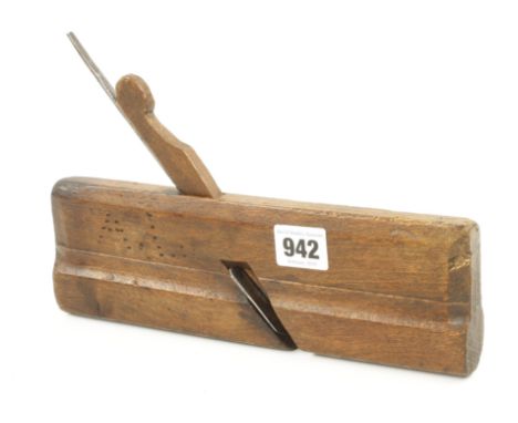 An extremely rare 10 3/8" moulding plane by THOMAS GRANFORD (mark G+ 1661-1713) probably the earliest identified British plan