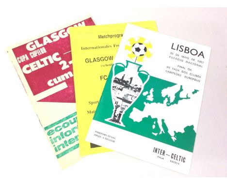 SCOTTISH CLUBS, COLLECTION OF PROGRAMMES, 1959 ONWARDS including Celtic, Rangers, European and Cup games