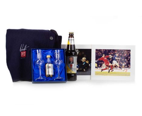 WALTER SMITH OF RANGERS F.C., TESTIMONIAL COLLECTION, CIRCA 1998 comprising the Walter Smith Glenmuir wool cardigan (this bel