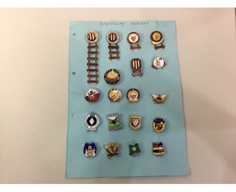 SPEEDWAY, COLLECTION OF ENAMEL BADGES, CIRCA 1960/70s includes Glasgow Speedway, nineteen in total