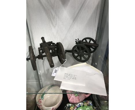 PAIR OF ARTISAN MADE WWI FIELD GUN OF THE PERIOD