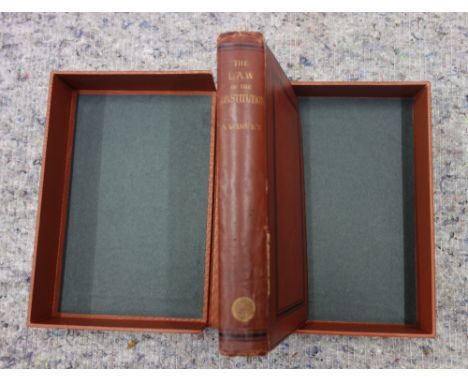 DICEY (A.V.)   Lectures Introductory to the Study of the Law of Constitution.  First Edition. half title, original black-rule