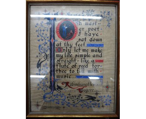HERALDRY - an original Manuscript volume, 'A Brief Explanation of English Haraldry, by A. Barnatt'; comprises 51pp. of callig