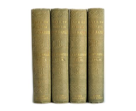 NAPIER (W.)  The Life and Opinions of General Sir Charles James Napier  . . .  First Edition, 4 vols. folded map, 4 portraits