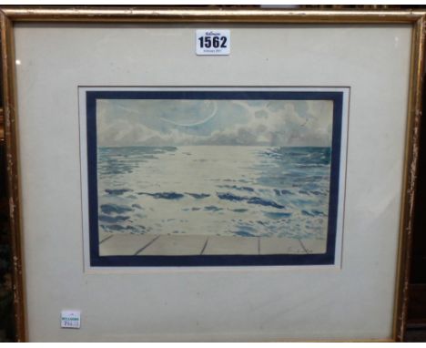 Guy Seymour Warre Malet (1900-1973), Seascape, watercolour, signed, 15cm x 22cm. DDS