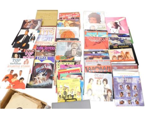 Various records, 33rpm, modern music, Bananarama, other 70s and 80s, Bay City Rollers, various, Top Of The Pops, Meatloaf, Bo