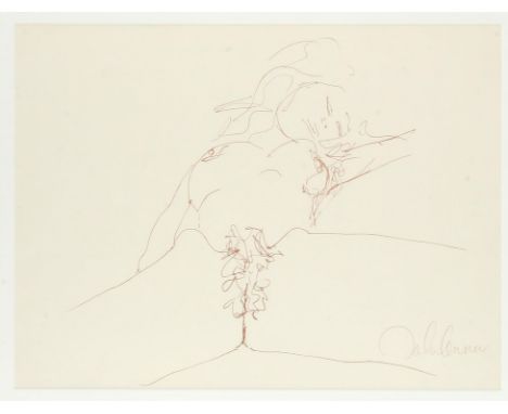 John Lennon (British 1940-1980), Nude Yoko Ono, serigraph, 36 x 48cm.Condition Report:  Under glass, generally good appearanc