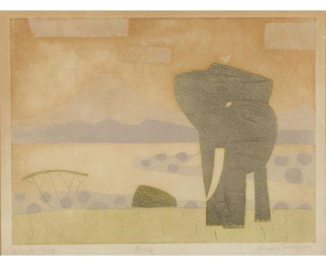 Julian Trevelyan (British 1910-1988), Africa, colour lithograph, artists proof, signed lower right, titled lower centre, insc