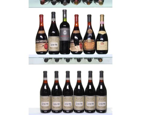 1994 Barbera D'Alba 1x75cl Villadoria 1995 Barbera D'Alba Villadoria 6x75cl 1976 Spanna del Piemonte Stabilini 2x75cl 1977 Ba