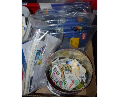 A Star Wars Tazo Collectors Force Pack, with Tazos; two others; stamps, first day covers, proof sets, etc