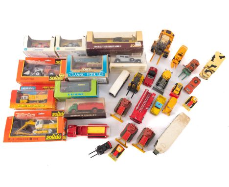 MIXED. Solido, Ertl and others, ten boxed; others unboxed, condition variable (qty)