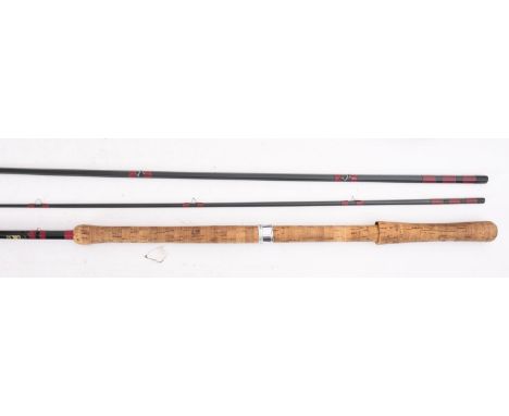 Bruce Walker Hexagraph, 13', #7-10, 3 piece Salmon fly fishing rod and red velvet bag