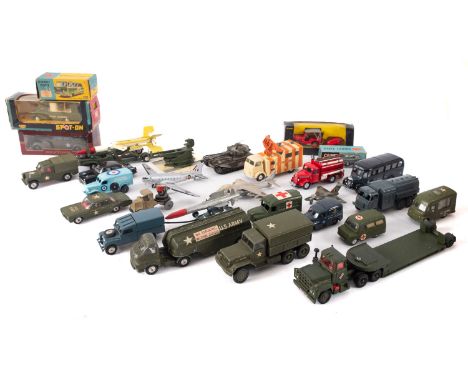 MIXED. Army, Airfield and related, Corgi 1106 Decca Mobile Airfield Radar, remains of box; Corgi 354 Military Ambulance, boxe