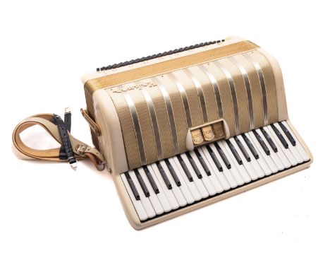 A Hohner 'Verdi I' accordion and a Hohner 'Marchesa' accordion , both cased (2)